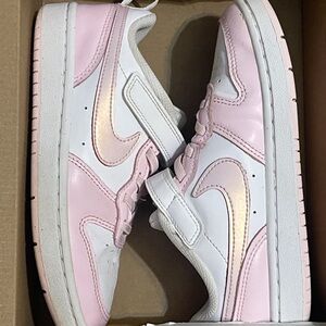 Girl’s Nike Court Borough 2 Shoes, Size 1.5Y